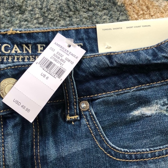 American eagle tomgirl shorts size 6 - Picture 2 of 5